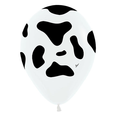 Cow Print Latex Balloons