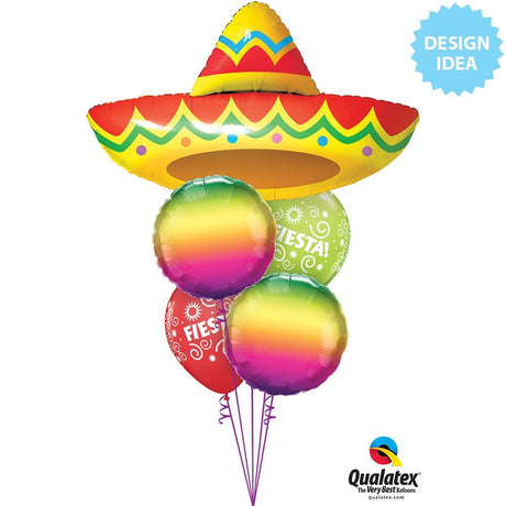 Latex Balloons Fiesta Swirls 11 Inch