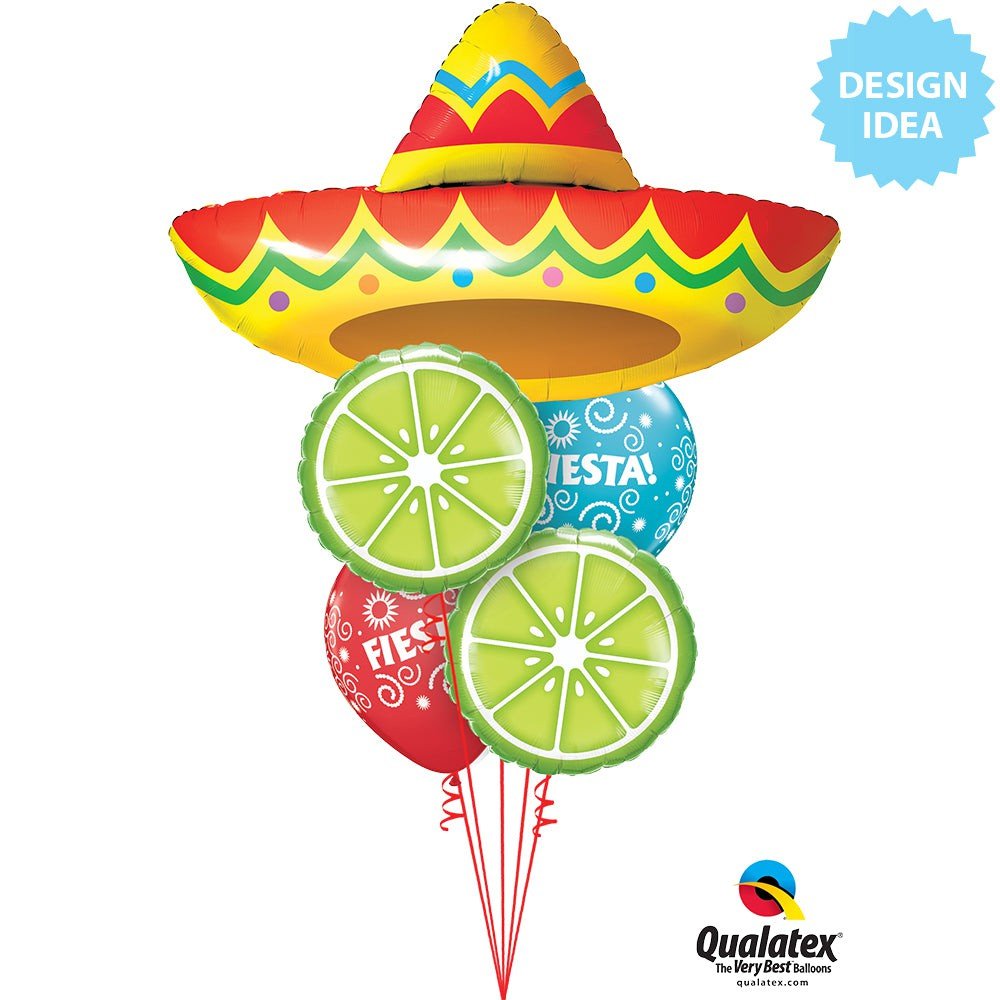 Latex Balloons Fiesta Swirls 11 Inch