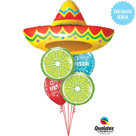 Latex Balloons Fiesta Swirls 11 Inch
