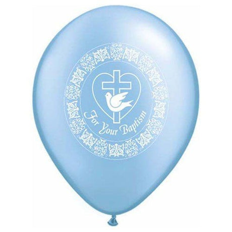 Latex Balloons For Your Baptism Dove 11 Inch
