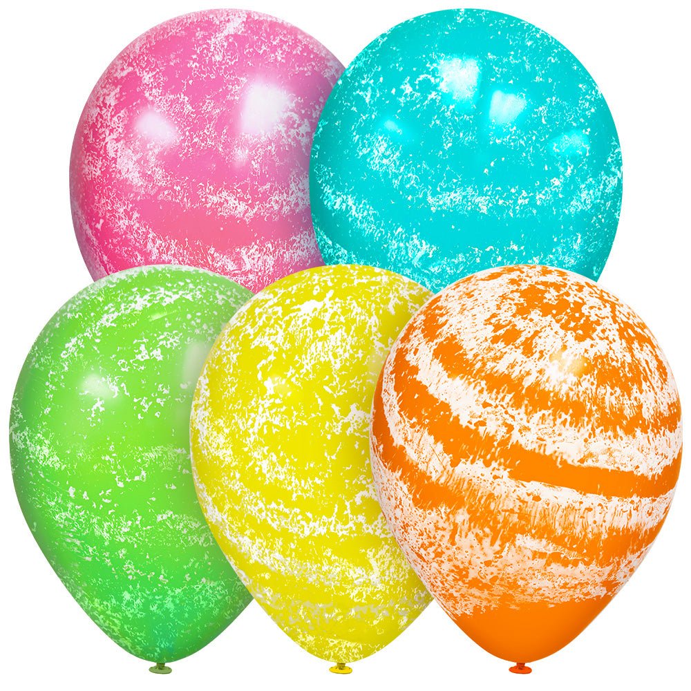 11 Inch Latex Balloons Graffiti Frosty Assortment