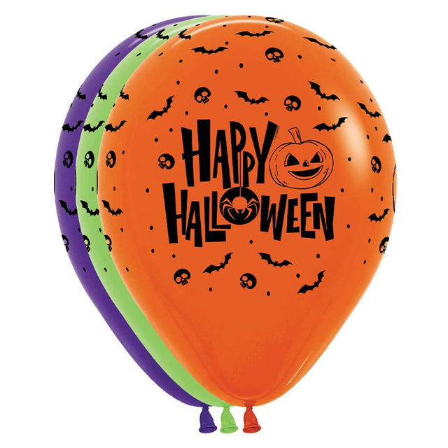 Halloween Latex Balloons 11 Inch Assortment