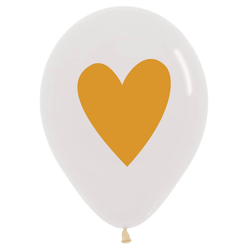 Latex Balloons Heart of Gold 11 Inch