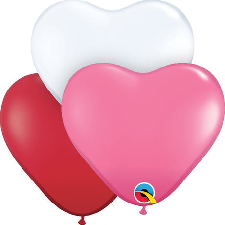 Latex Balloons Hearts Love Assortment 11 Inch