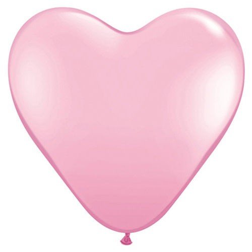 Latex Heart Balloons Pink