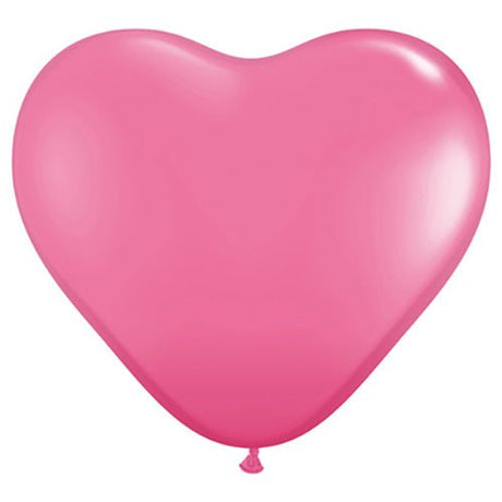 Heart Latex Balloons Rose 11 Inch