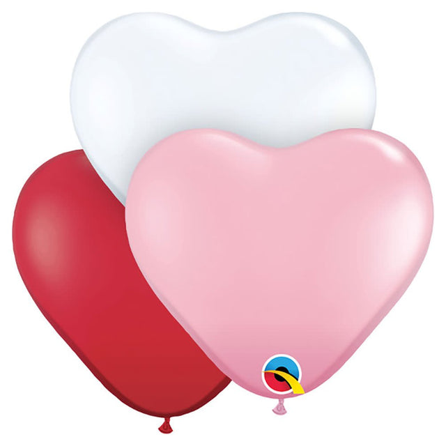 Heart Latex Balloons 11 Inch Sweetheart Assortment