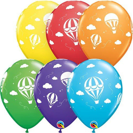 Latex Balloons Hot Air Balloons Assortment