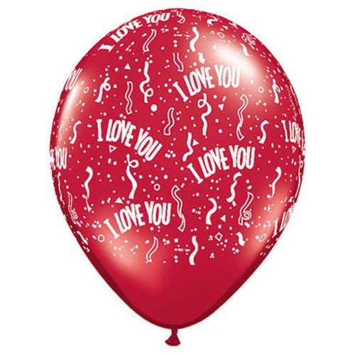 Latex Balloons I Love You-A-Round