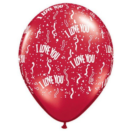 Latex Balloons I Love You-A-Round