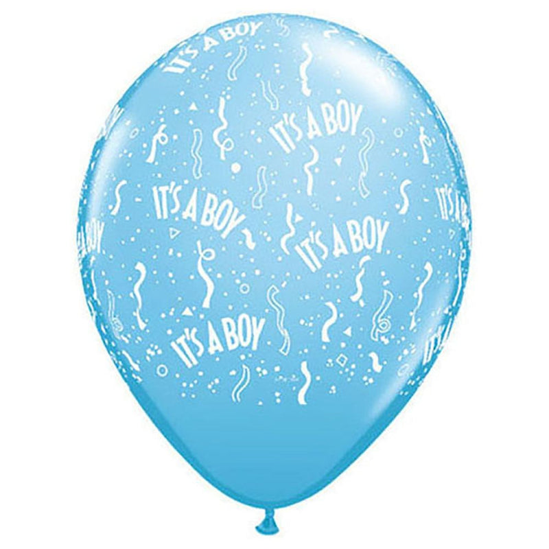 Printed Latex Balloons Baby Boy 11 Inch