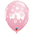Latex Balloons Girls It's A Girl Elephants Pink