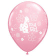 Girls 11 Inch It's A Girl Latex Balloons