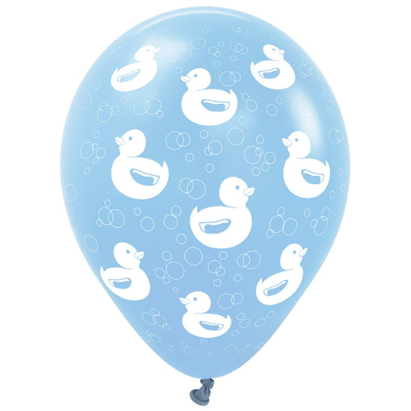 Latex Balloons Boys Just Ducky Boy 11 Inch