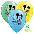 Mickey 1st Birthday Latex Balloons