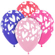 Latex Balloons Girls Modern Hearts 11 Inch