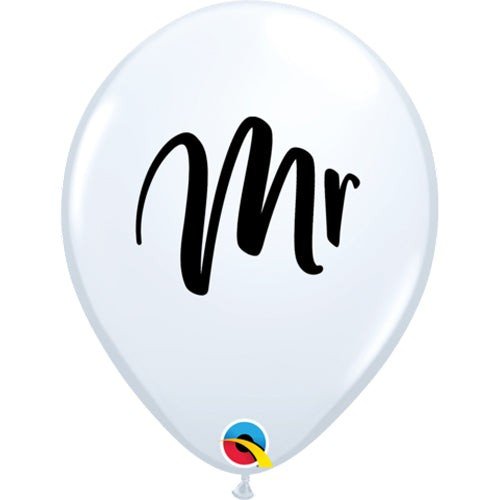 Latex Balloons 11 Inch Mr. Wedding