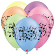 Latex Balloons Neon Music Notes Wrap