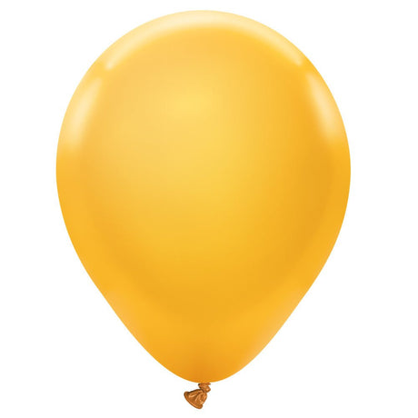 Metallic Gold Latex Balloons