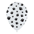 Latex Balloons Paw Prints 11 Inch
