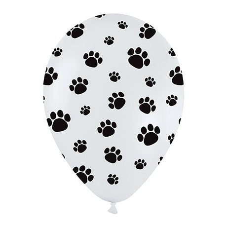 Latex Balloons Paw Prints 11 Inch