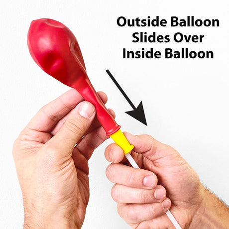 Latex Balloons Rose Dawn Double-Stuffing Kit