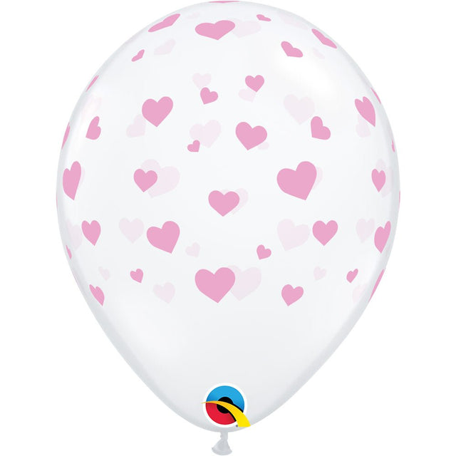 Latex Balloons Girls Pink Hearts