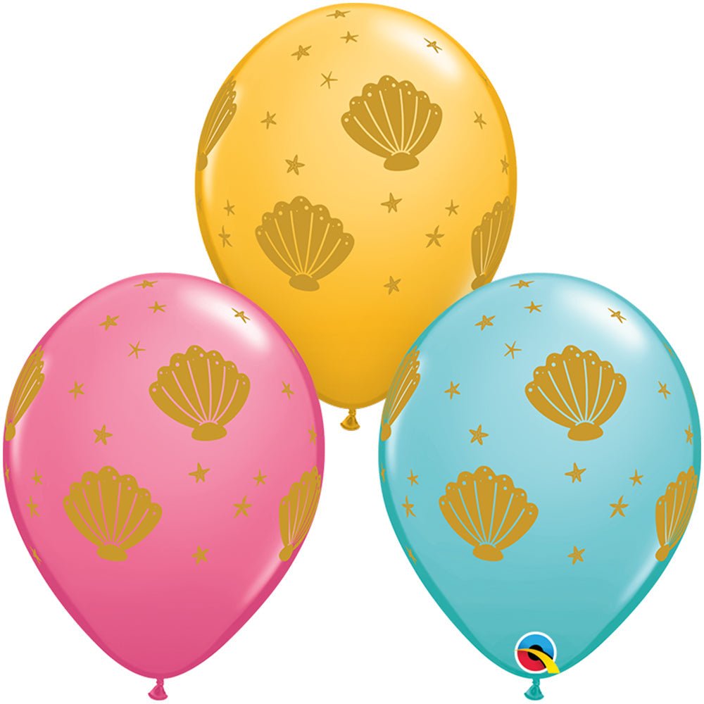 Latex Balloons Sea Shells 11 Inch