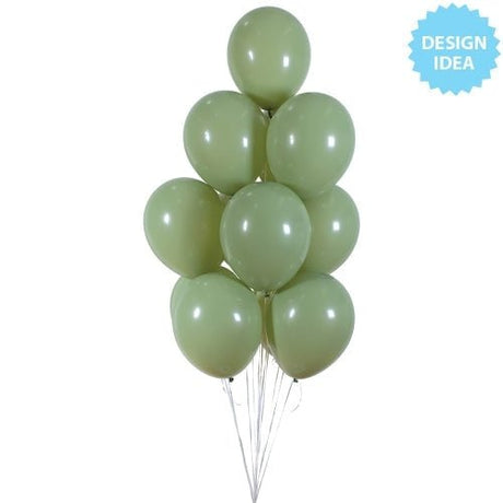 Latex Balloons 11 Inch Sempertex Eucalyptus Green
