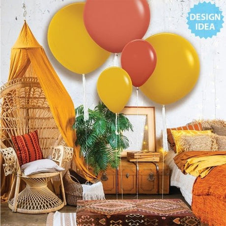 Latex Balloons 11 Inch Sempertex Deluxe Mustard
