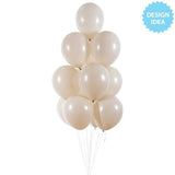 Latex Balloons 11 Inch Sempertex Deluxe White Sand