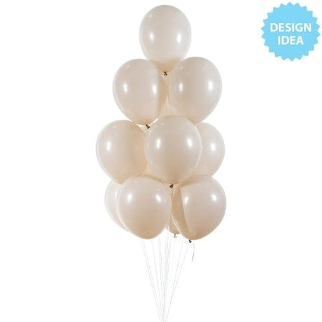 Latex Balloons 11 Inch Sempertex Deluxe White Sand