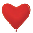 Latex Balloons 11 Inch Sempertex Hearts Fashion Red