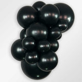Latex Balloons Metallic Black 11 Inch