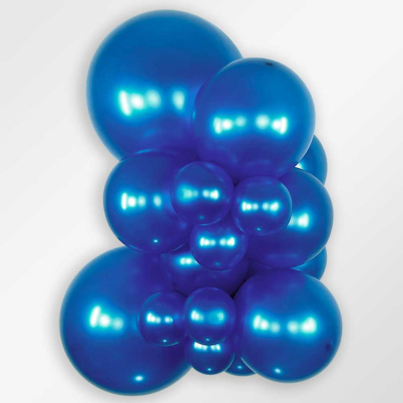 Latex Balloons 11 Inch Metallic Blue