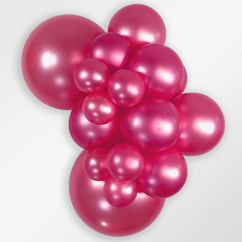 Latex Balloons Metallic Fuchsia