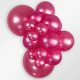 Latex Balloons Metallic Fuchsia