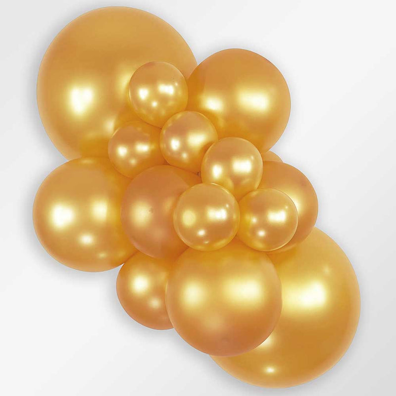 Latex Balloons Metallic Gold 11 Inch