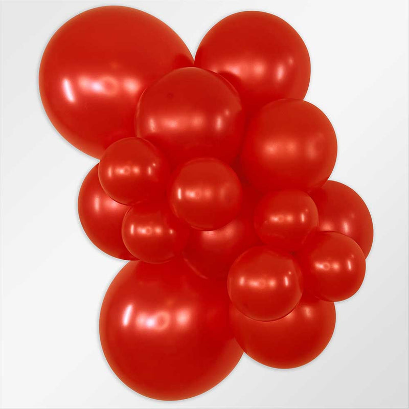 Latex Balloons Metallic Red 11 Inch