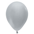 Latex Balloons 11 Inch Metallic Silver
