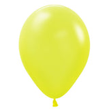 Latex Balloons Neon Yellow 11 Inch