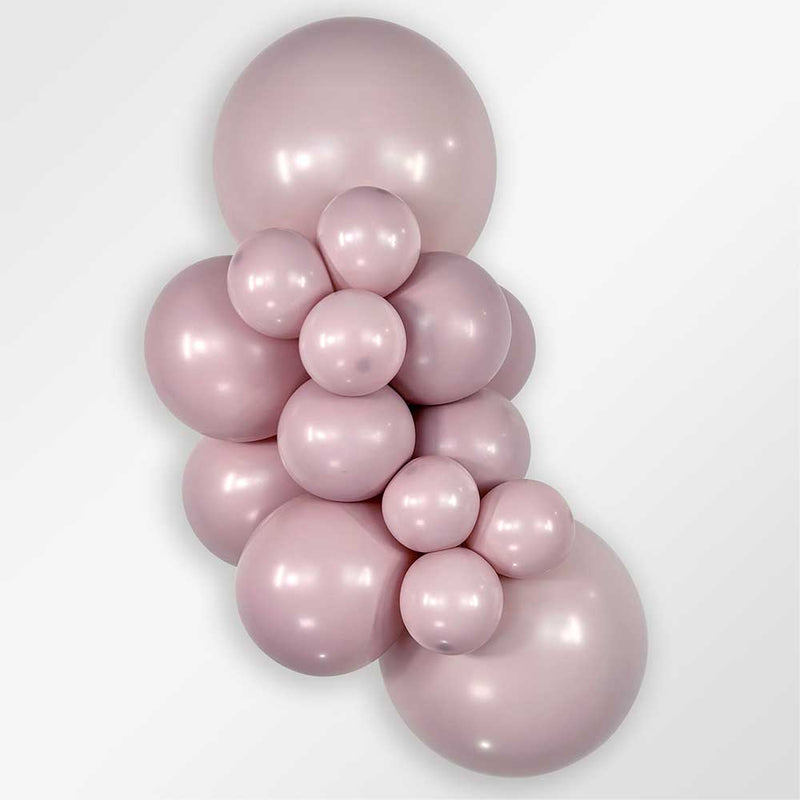 11 Inch Latex Balloons Pastel Dusk Rose