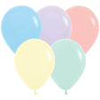 Latex Balloons 11 Inch Pastel Matte Assorted