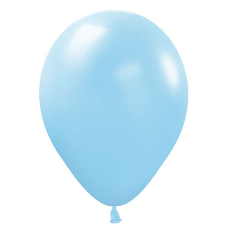 Latex Balloons Pastel Matte Blue