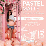 Latex Balloons 11 Inch Sempertex Pastel Matte Melon