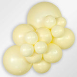 Latex Balloons 11 Inch Pastel Matte Yellow