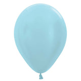 Latex Balloons 11 Inch Sempertex Pearl Blue