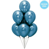 Latex Balloons 11 Inch Sempertex Reflex Blue