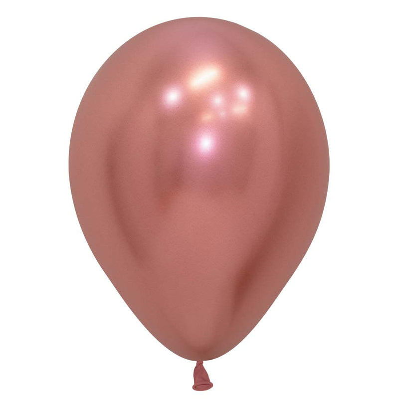 Latex Balloons 11 Inch Sempertex Reflex Rose Gold